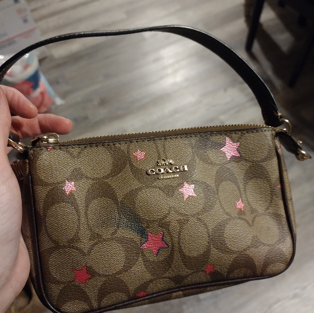 Coach Nolita 19 In Signature Canvas With Disco Star Print